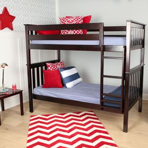 M3 Furniture Espreso Twin/Twin Bunk Bed