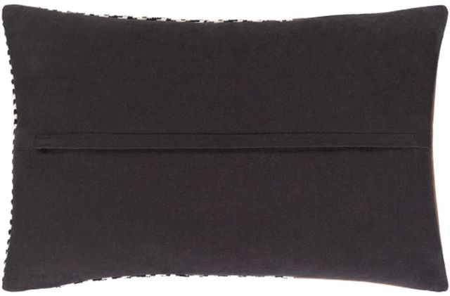Surya Fiona Black 13"x20" Pillow Shell with Polyester Insert-1