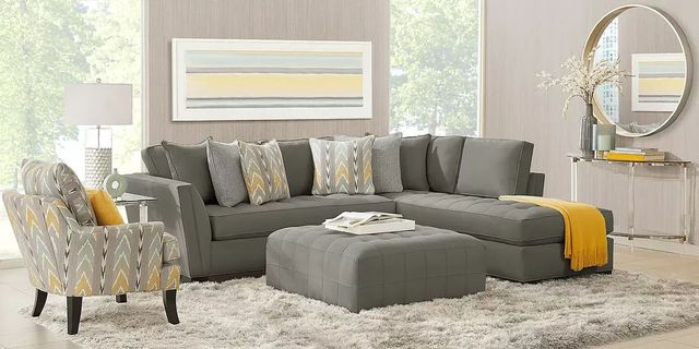 Calvin Heights Steel 2 Piece RAF Chaise Sectional-3