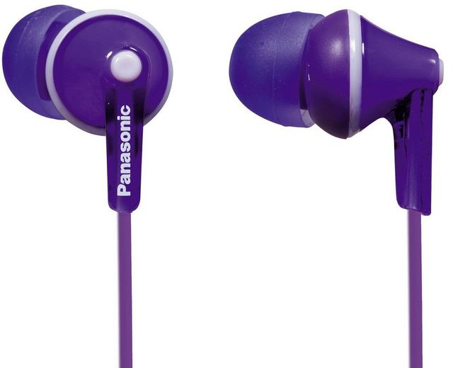 Panasonic® ErgoFit Black In-Ear Earbud Headphones 10