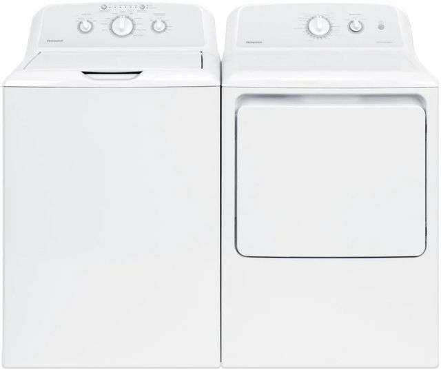 Hotpoint® White Laundry Pair-0