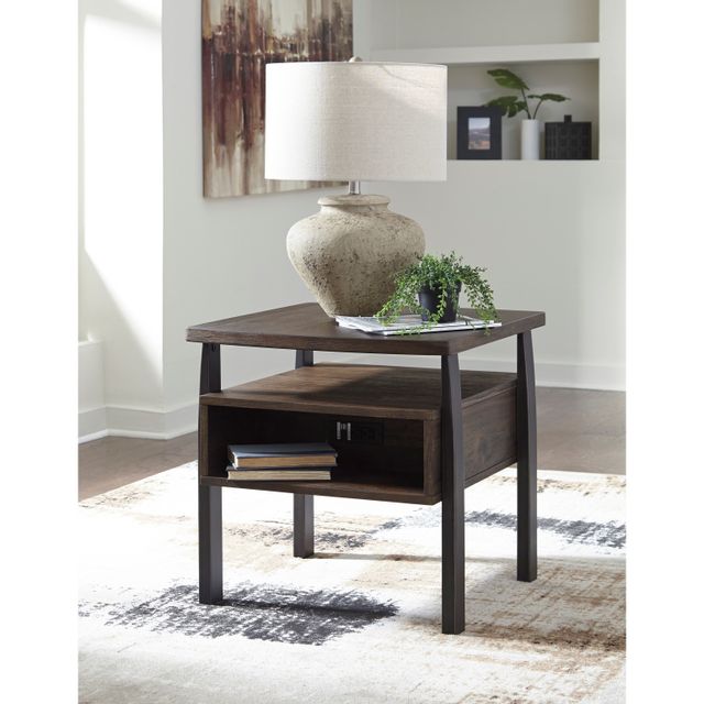 Signature Design by Ashley® Vailbry 2-Piece Brown Living Room Table Set 2