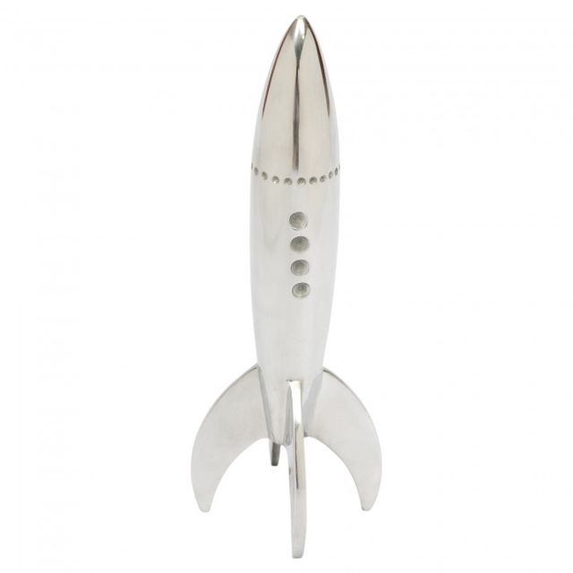 Renwil® Rush Polished Silver Spaceship Statue