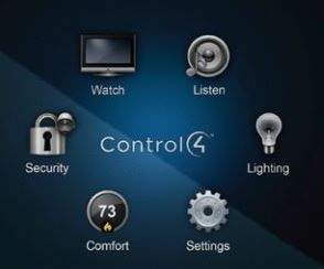 Control4® T3 Series White 10" In-Wall Touch Screen 1