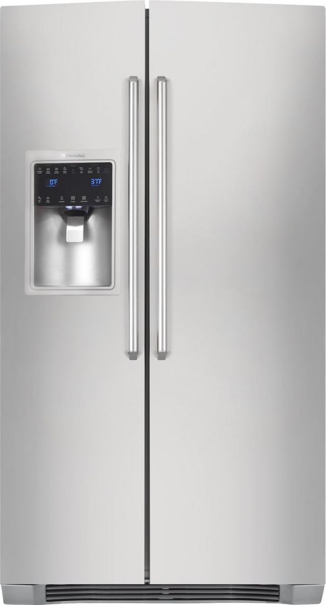 Electrolux 23 Cu. Ft. Counter Depth Side-by-Side Refrigerator-Stainless Steel