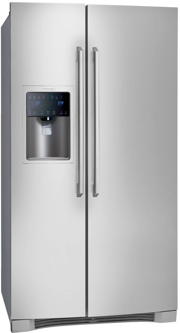 Electrolux 23 Cu. Ft. Counter Depth Side-by-Side Refrigerator-Stainless Steel 1