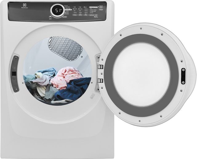 Electrolux 400 Series Front Load Perfect Steam™ Electric Dryer-White 4