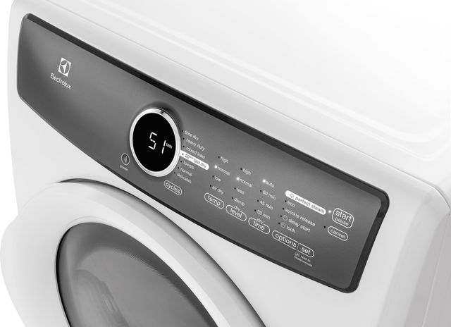Electrolux 400 Series Front Load Perfect Steam™ Electric Dryer-White 6