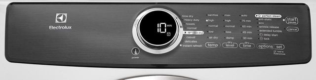 Electrolux 500 Series Front Load Perfect Steam™ Electric Dryer-Island White 4