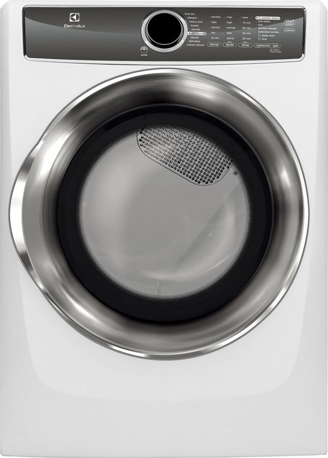 Electrolux 600 Series Front Load Perfect Steam™ Electric Dryer-Island White