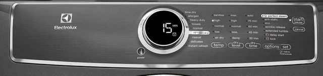 Electrolux 600 Series Front Load Perfect Steam™ Electric Dryer-Titanium 4