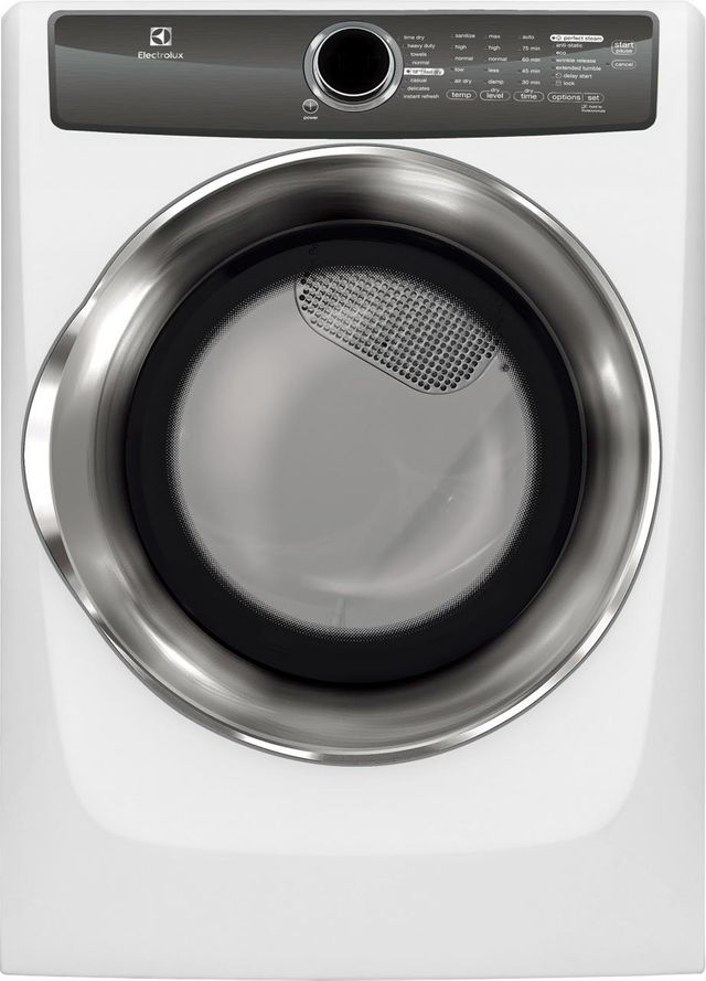 Electrolux 500 Series Front Load Perfect Steam™ Gas Dryer-Island White