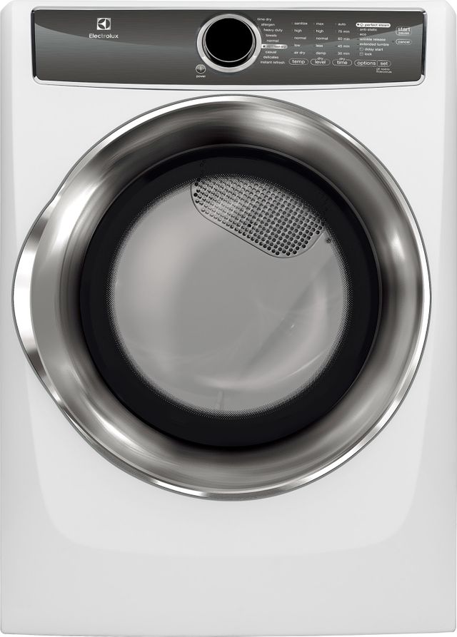 Electrolux 600 Series Front Load Perfect Steam™ Gas Dryer-Island White