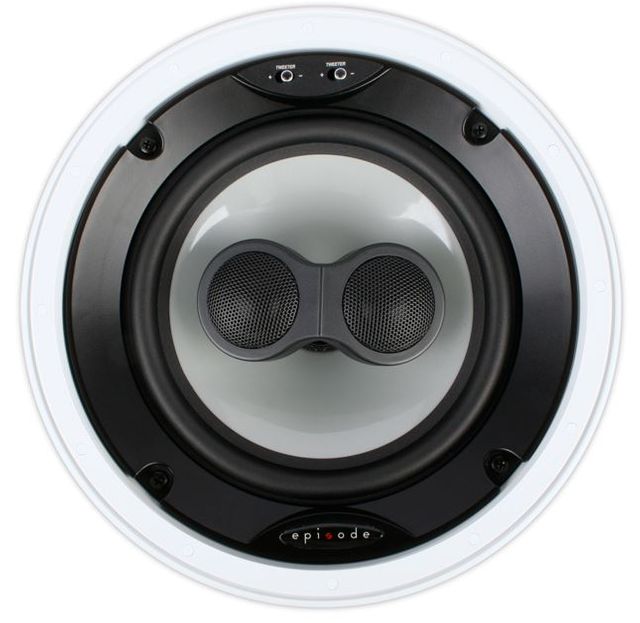SnapAV Episode® 500 Series 8" In-Ceiling Dual Voice Coil Speaker-White