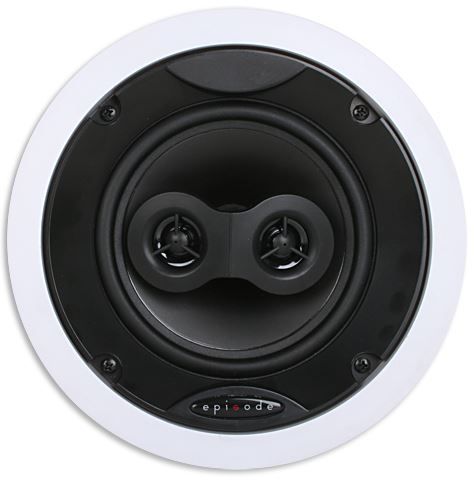 SnapAV Episode® 300 Series 6.5" All-Weather In-Ceiling Dual Voice Coil Speaker-White