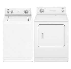 whirlpool estate washer and dryer set