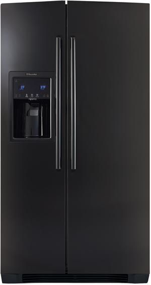 22.5 cu. ft. Side by Side Refrigerator with 3 Luxury-Design Glass Shelves and Wave-Touch Controls