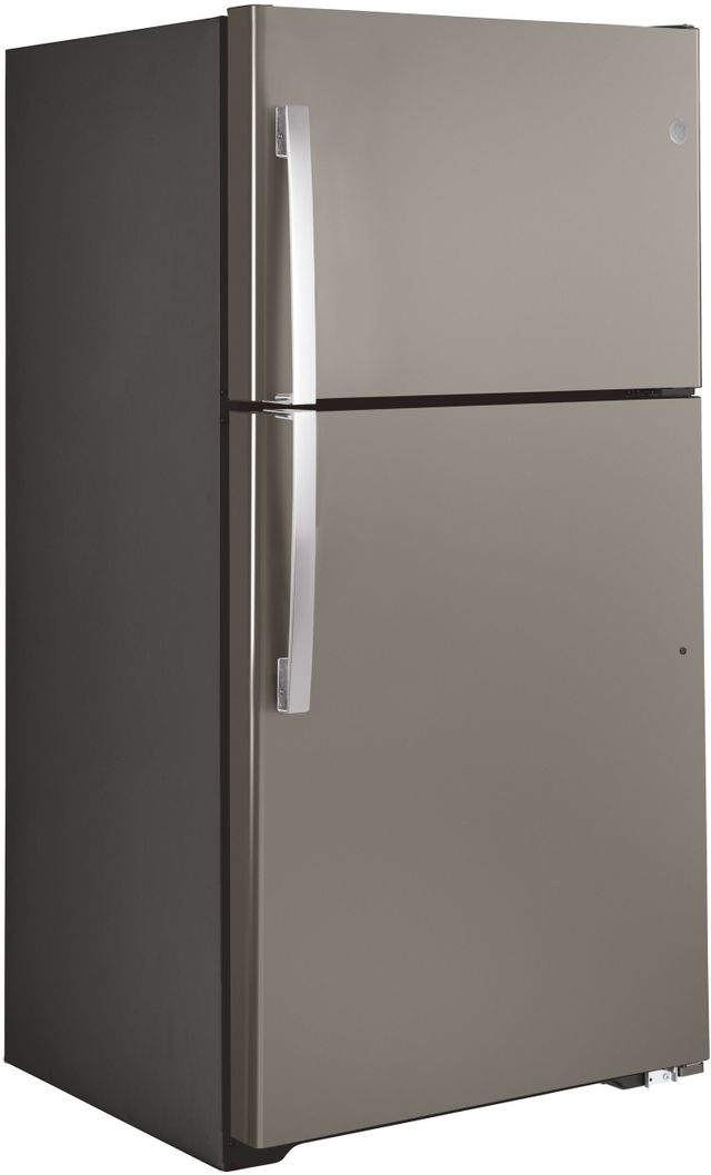 GE® 21.9 Cu. Ft. Slate Top Freezer Refrigerator 5