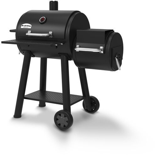 Broil King® Regal™ Charcoal Offset 400 Series 26" Free Standing Grill-Black-2