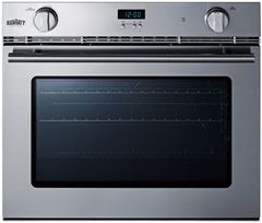 Summit® 27" Stainless Steel Single Gas Wall Oven