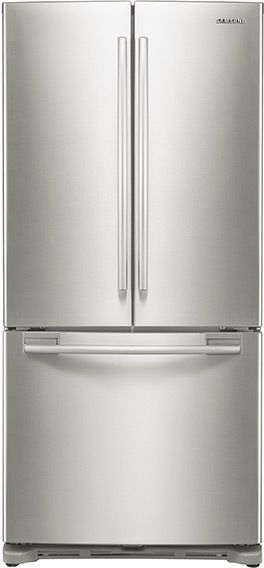 Samsung 18 Cu. Ft. Counter Depth French Door Refrigerator-Stainless Platinum 0