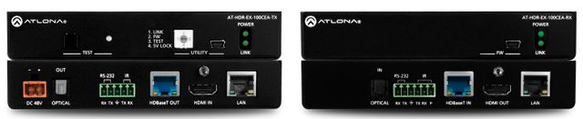 Atlona® 4K HDR HDMI Over 100 M HDBaseT TX/RX