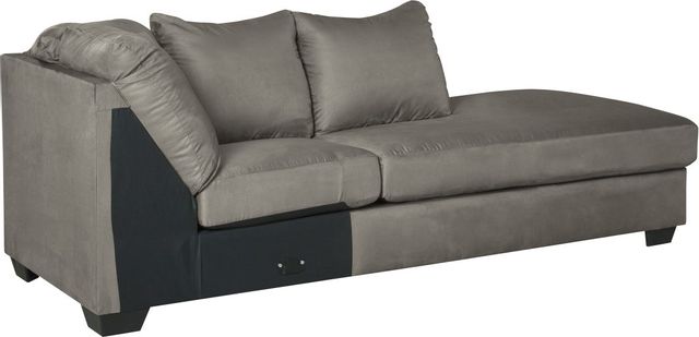 Signature Design by Ashley® Darcy Cobblestone 2-Piece Sectional with Chaise 2