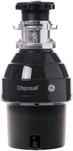GE® 0.75 HP Black Continuous Feed Garbage Disposer