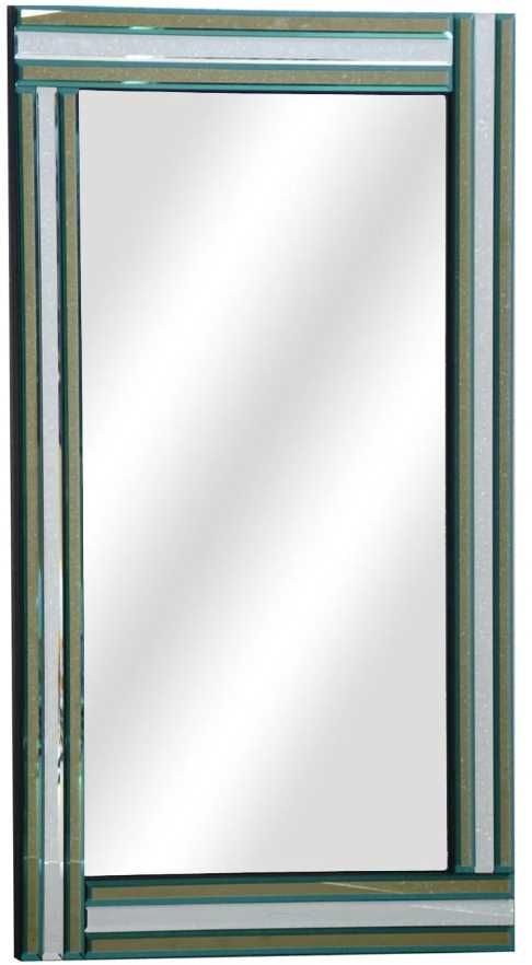 Crestview Collection Modern Reflection White Wall Mirror-0