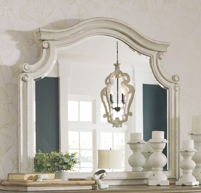 Signature Design by Ashley® Realyn Realyn Antiqued Two Tone Bedroom Mirror 1