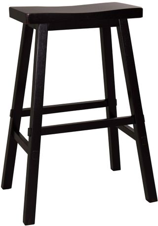 Liberty Furniture Creations 30" Sawhorse Black Bar Stool - Set of 2