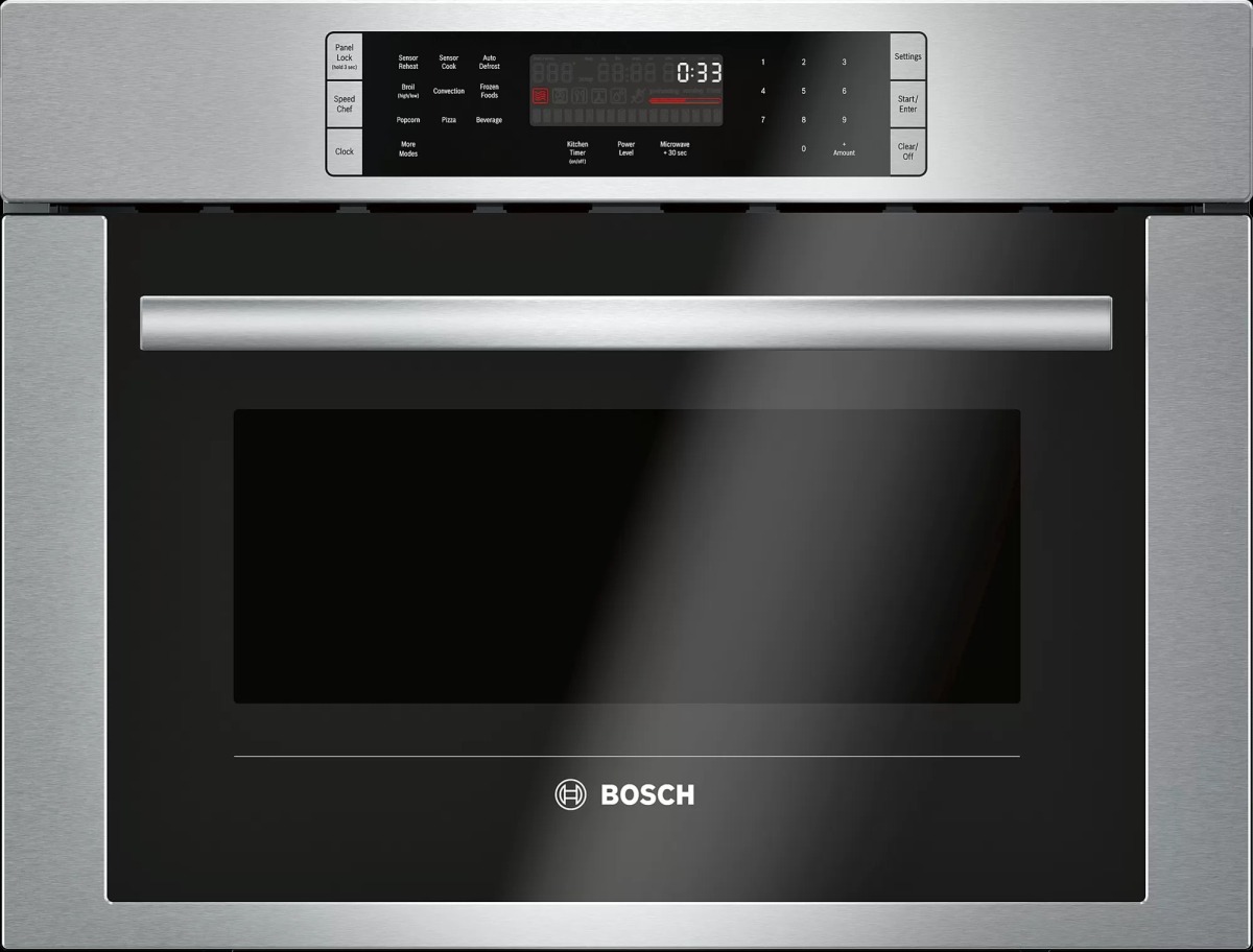 Bosch 500 Series 1.6 Cu. Ft. Stainless Steel Built In Convection Microwave
