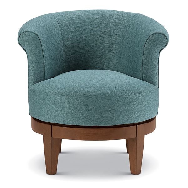 Best™ Home Furnishings Attica Blue/Espresso Swivel Chair 8