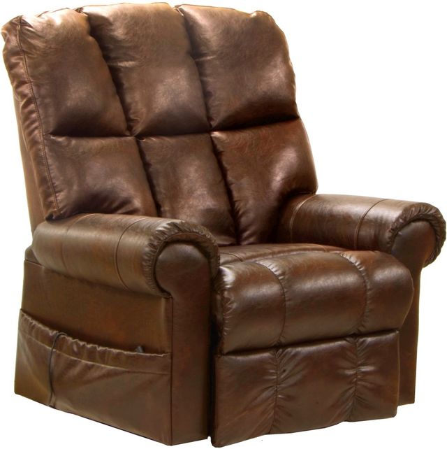 Catnapper® Stallworth Chestnut Power Lift Full Lay-Out Chaise Recliner