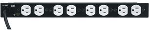 Middle Atlantic Products® 15A 9 Outlet Rackmount Power Strip