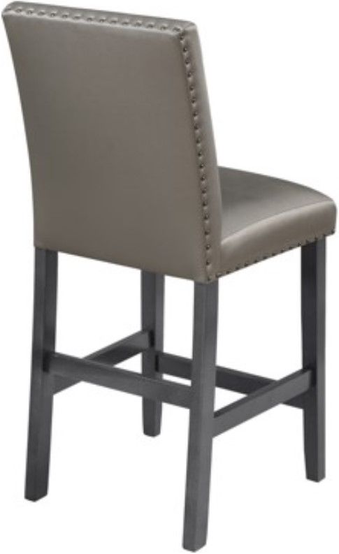 Crown Mark Bankston Gray Counter Height Chair -1