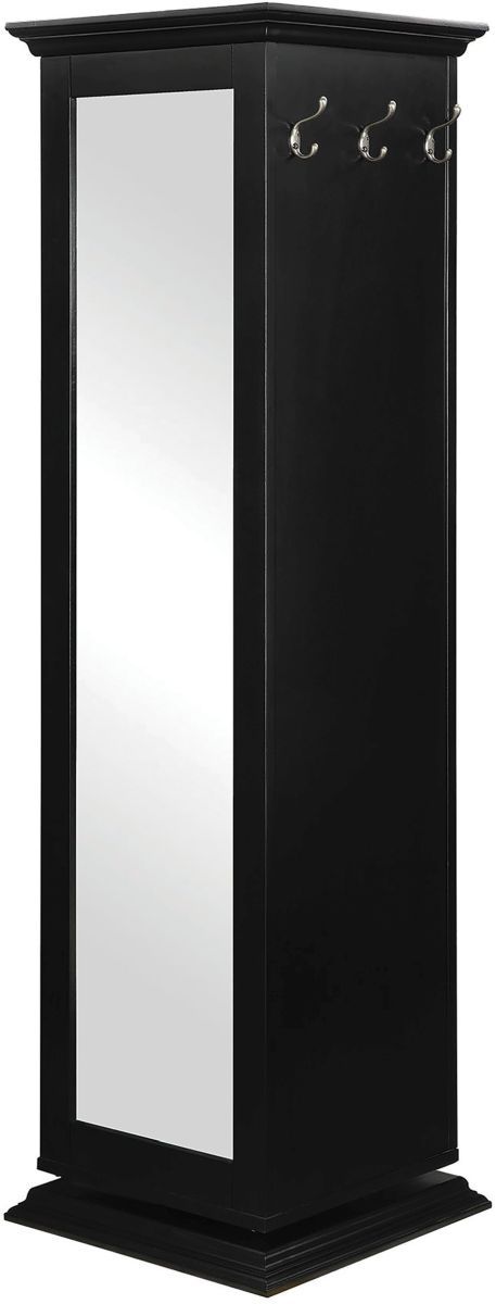 Coaster® Black Swivel Accent Cabinet With Cork Board-0