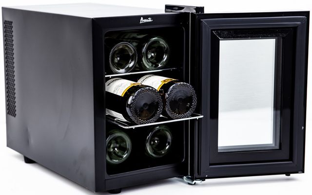 Avanti® 10" Brushed Metal Wine Cooler-1