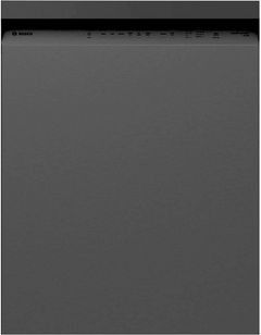 Bosch® 100 Series 24" Black Front Control Built In Dishwasher