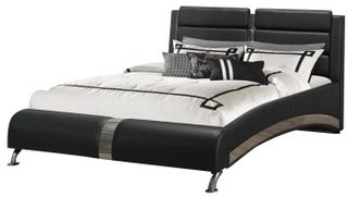 Co aster® Jeremaine Black Eastern King Upholstered Bed