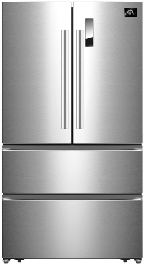 FORNO® Alta Qualita 18.88 Cu. Ft. Stainless Steel French Door Refrigerator