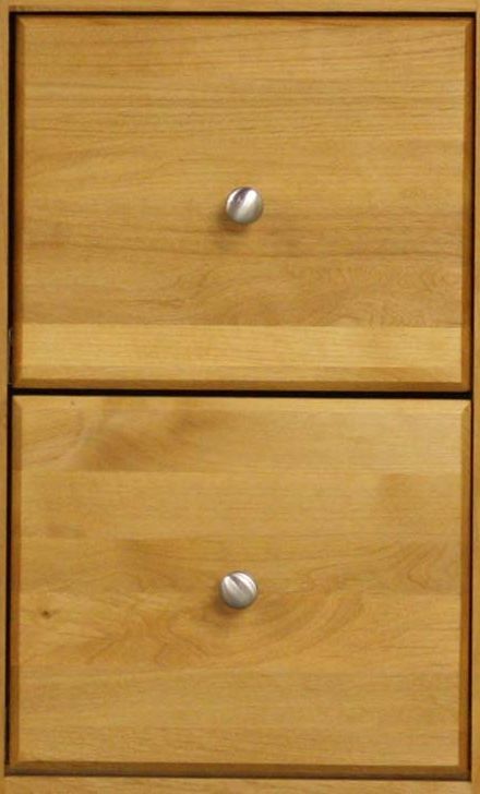 Archbold Furniture Alder Shaker File Cabinet-1