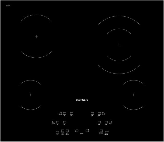 Blomberg® 24" Black Electric Cooktop