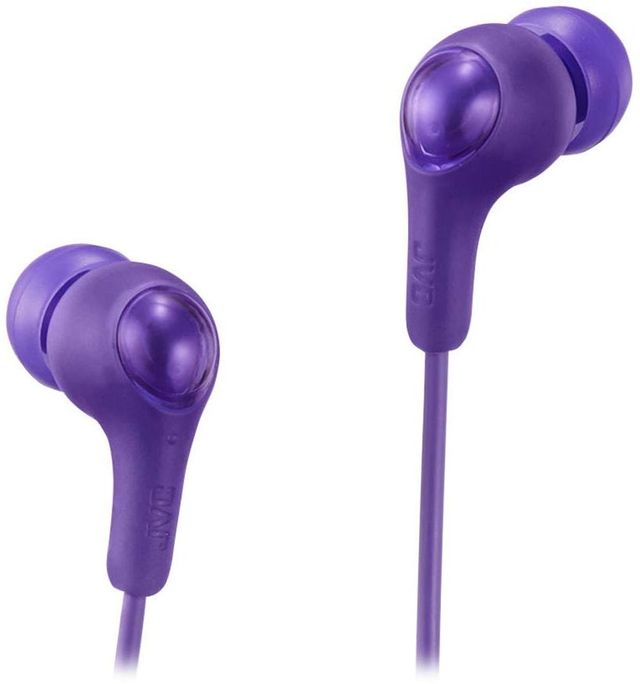 JVC HA-FX9BT Violet Gumy Wireless Bluetooth In-Ear Headphones 1