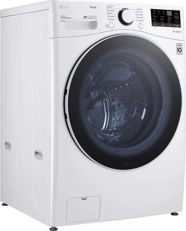 LG 4.5 Cu. Ft. White Front Load Washer-2