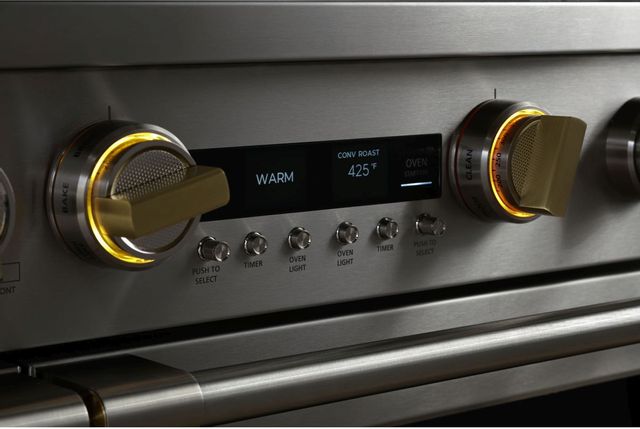 Monogram® Statement Collection 48" Stainless Steel Pro Style Gas Range 9