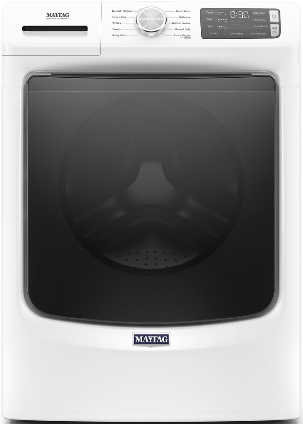 Maytag® 4.5 Cu. Ft. White Front Load Washer 0