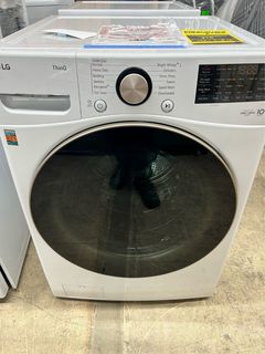 DENTED UPON DELIVERY  LG 4.5 Cu. Ft. White Front Load Washer