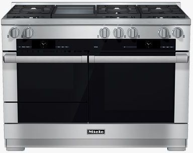 Miele 48" Clean Touch Steel Pro Style Dual Fuel Range 0