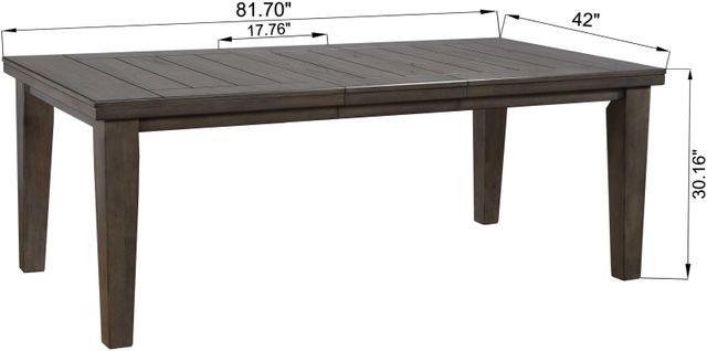 Crown Mark Bardstown Dining Table with 18" Leaf 2